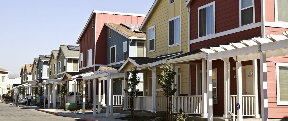 Image of a row of houses